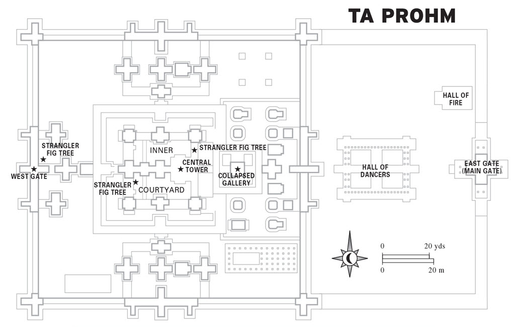 ta prohm map